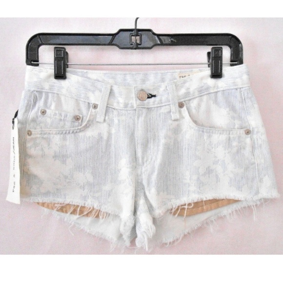 Rag & Bone 'Mila' Kahuna Printed Cut-Off Shorts
